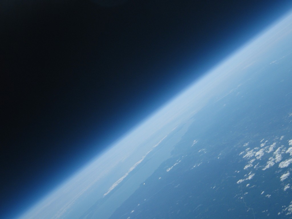 photo depuis la stratosphère